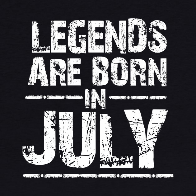 LEGEND ARE BORN IN JULY by superkwetiau